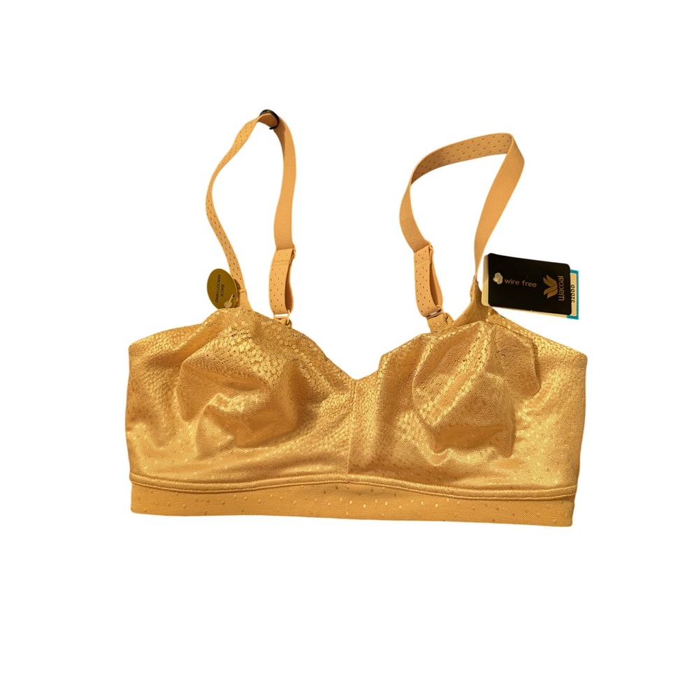 Wacoal Back Appeal Wire Free Bra 852303 Nude Beige Back Smoothing 32DDD